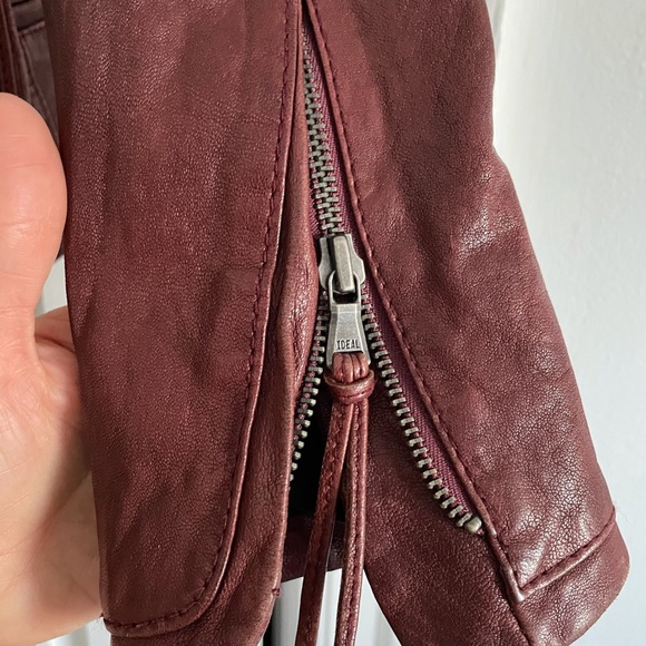 Leather Moto Jacket - Picture 5 of 9